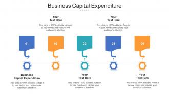 Business capital expenditure ppt powerpoint presentation ideas slides cpb
