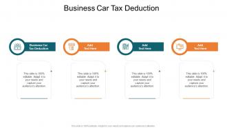 Business Car Tax Deduction In Powerpoint And Google Slides Cpb