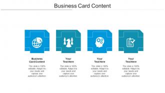 Business card content ppt powerpoint presentation outline objects cpb