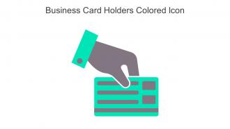 Business Card Holders Colored Icon In Powerpoint Pptx Png And Editable Eps Format