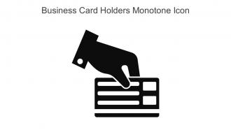 Business Card Holders Monotone Icon In Powerpoint Pptx Png And Editable Eps Format