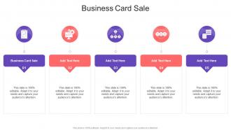 Business Card Sale In Powerpoint And Google Slides Cpb