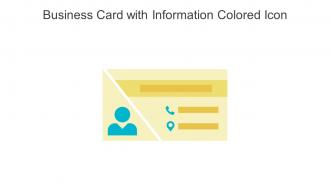 Business Card With Information Colored Icon In Powerpoint Pptx Png And Editable Eps Format
