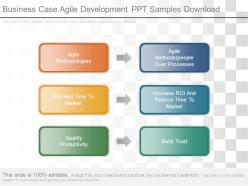 Business case agile development ppt samples download
