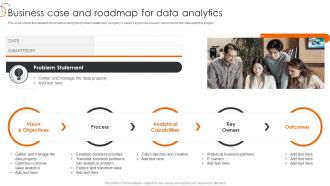 Business Case And Roadmap For Data Analytics Process Of Transforming Data Toolkit