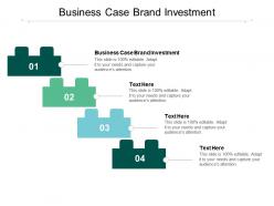 Business case brand investment ppt powerpoint presentation slides good cpb