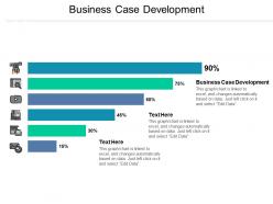 Business case development ppt powerpoint presentation gallery files cpb