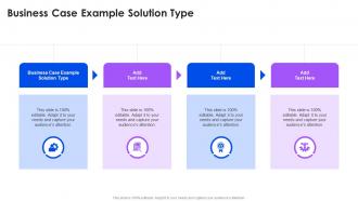 Business Case Example Solution Type In Powerpoint And Google Slides Cpb