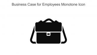 Business Case For Employees Monotone Icon In Powerpoint Pptx Png And Editable Eps Format