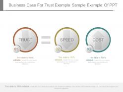 Business case for trust example sample example of ppt