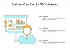 Business case icon for seo marketing