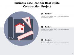Business Case Icon Illustrating Resource Management Construction Marketing
