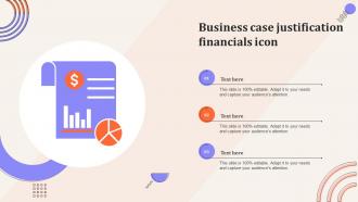 Business Case Justification Financials Icon