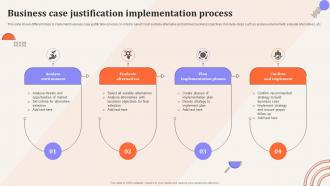 Business Case Justification Implementation Process