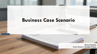 Business Case Scenario PPT Powerpoint VA