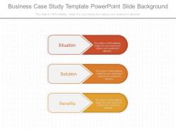 Business case study template powerpoint slide background