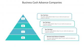 Business cash advance companies ppt powerpoint presentation icon graphics example cpb