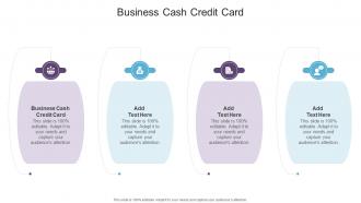 Business Cash Credit Card In Powerpoint And Google Slides Cpb