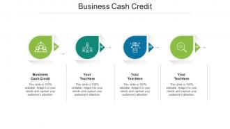 Business Cash Credit Ppt Powerpoint Presentation Portfolio Master Slide Cpb