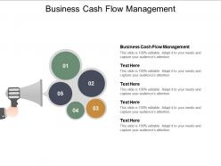Business cash flow management ppt powerpoint presentation professional examples cpb