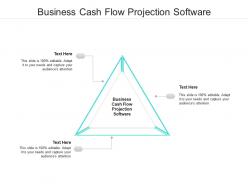 Business cash flow projection software ppt powerpoint presentation pictures graphics tutorials cpb