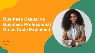 Business Casual Vs Business Professional Dress Code Explained PPT Slides AT