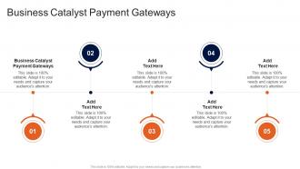 Business Catalyst Payment Gateways In Powerpoint And Google Slides Cpb