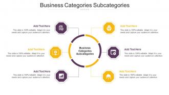 Business Categories Subcategories Ppt Powerpoint Presentation Styles Elements Cpb