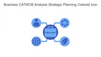 Business Catwoe Analysis Strategic Planning Colored Icon In Powerpoint Pptx Png And Editable Eps Format