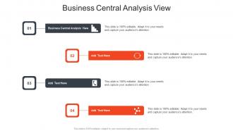 Business Central Analysis View In Powerpoint And Google Slides Cpb