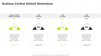 Business Central Default Dimensions In Powerpoint And Google Slides Cpb