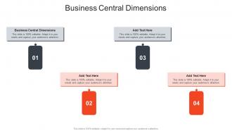 Business Central Dimensions In Powerpoint And Google Slides Cpb
