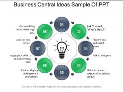 Business central ideas sample of ppt
