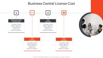 Business Central License Cost In Powerpoint And Google Slides Cpb