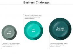 Business challenges ppt powerpoint presentation file clipart images cpb