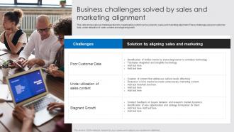 Business Challenges Solved By Sales And Marketing Alignment