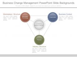 Business Change Management Powerpoint Slide Backgrounds