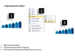 Business charts examples 6 key steps of parallel process powerpoint slides