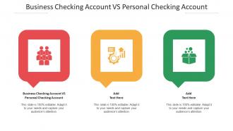 Business Checking Account Vs Personal Checking Account Ppt Powerpoint Presentation Cpb