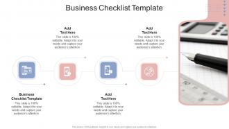 Business Checklist Template In Powerpoint And Google Slides Cpb