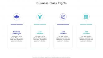 Business Class Flights In Powerpoint And Google Slides Cpb