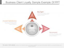 Business Client Loyalty Sample Example Of Ppt
