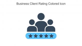 Business Client Rating Colored Icon In Powerpoint Pptx Png And Editable Eps Format