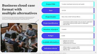 Business Cloud Case Powerpoint Ppt Template Bundles Attractive Impactful