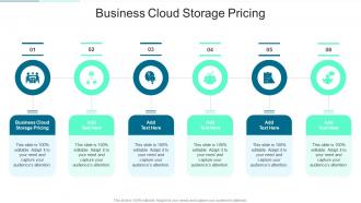 Business Cloud Storage Pricing In Powerpoint And Google Slides Cpb
