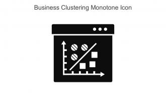 Business Clustering Monotone Icon In Powerpoint Pptx Png And Editable Eps Format