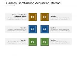 Business combination acquisition method ppt powerpoint presentation gallery format ideas cpb