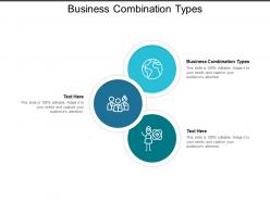 Business combination types ppt powerpoint presentation gallery show cpb