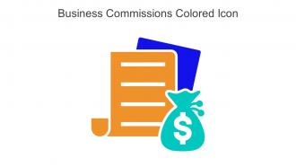 Business Commissions Colored Icon In Powerpoint Pptx Png And Editable Eps Format