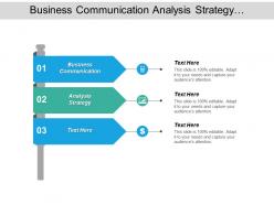Business communication analysis strategy competitive strategy stress management cpb